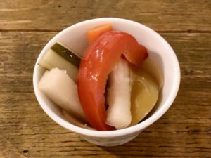 日替わりおつまみの「ピクルス」