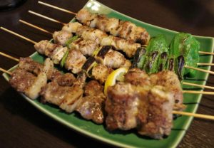 塩焼きの「串盛り」