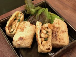 自家製の納豆を使った「揚げ納豆」