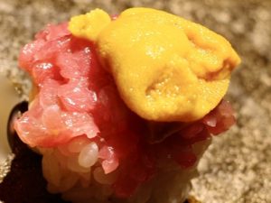 最後の「マグロ・うに」、トロけます