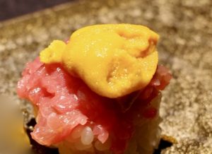 最後の「マグロ・うに」、トロけます