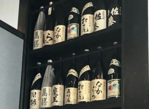 日本酒に加えて焼酎も銘酒揃い