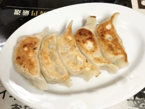 ビールにも良く合う「餃子」