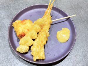 「天ぷら」は串スタイル