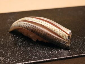 代表的な江戸前寿司タネの「こはだ」