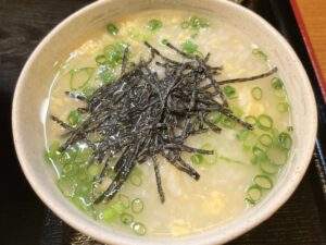 名物その1「たまごぞうすい」