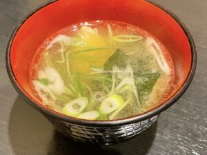 「汁物」付きです