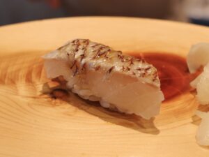 軽く炙って