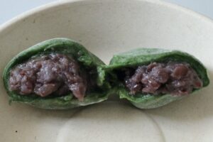 道産「よもぎ」の香りが素晴らしい