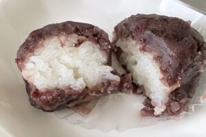 こだわりの「もち米」と「餡」の組み合わせ
