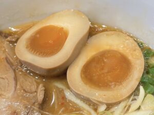 「味玉」もしっかりした味付け