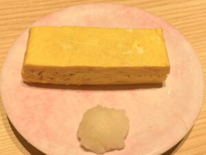 寿司屋なら外せない自慢の玉子焼き