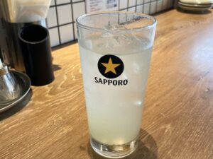 「レモンサワー」がよく合います