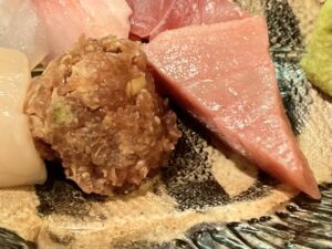 こだわりの「本鮪」と「なめろう」