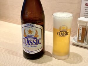 ビールは嬉しい「サッポロクラシック」